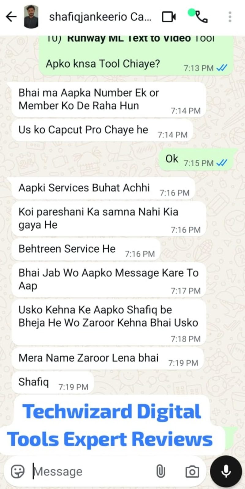 WhatsApp review — ChatGPT Plus — 3 Months