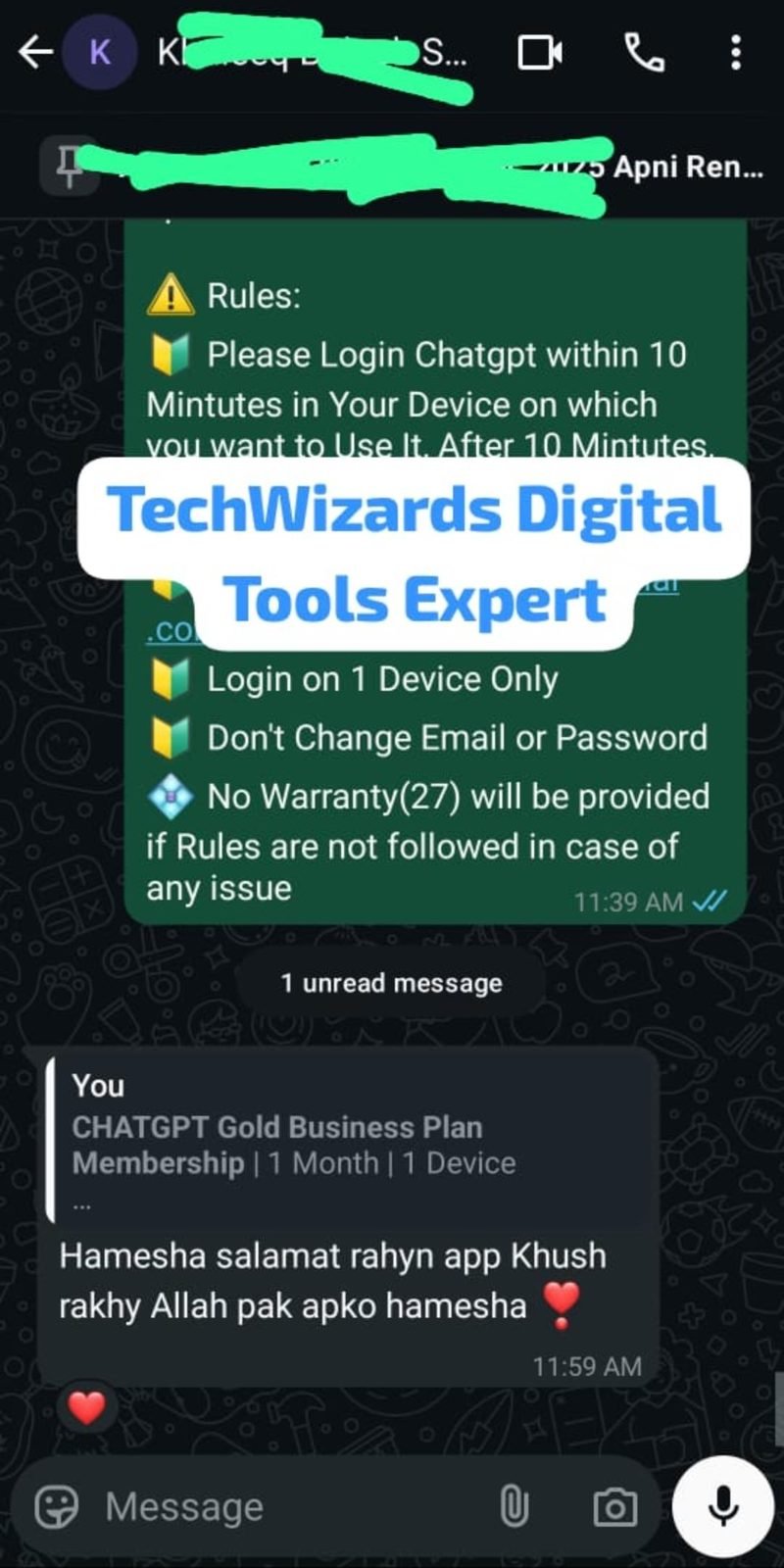 WhatsApp review — Multi-Tool Renewal