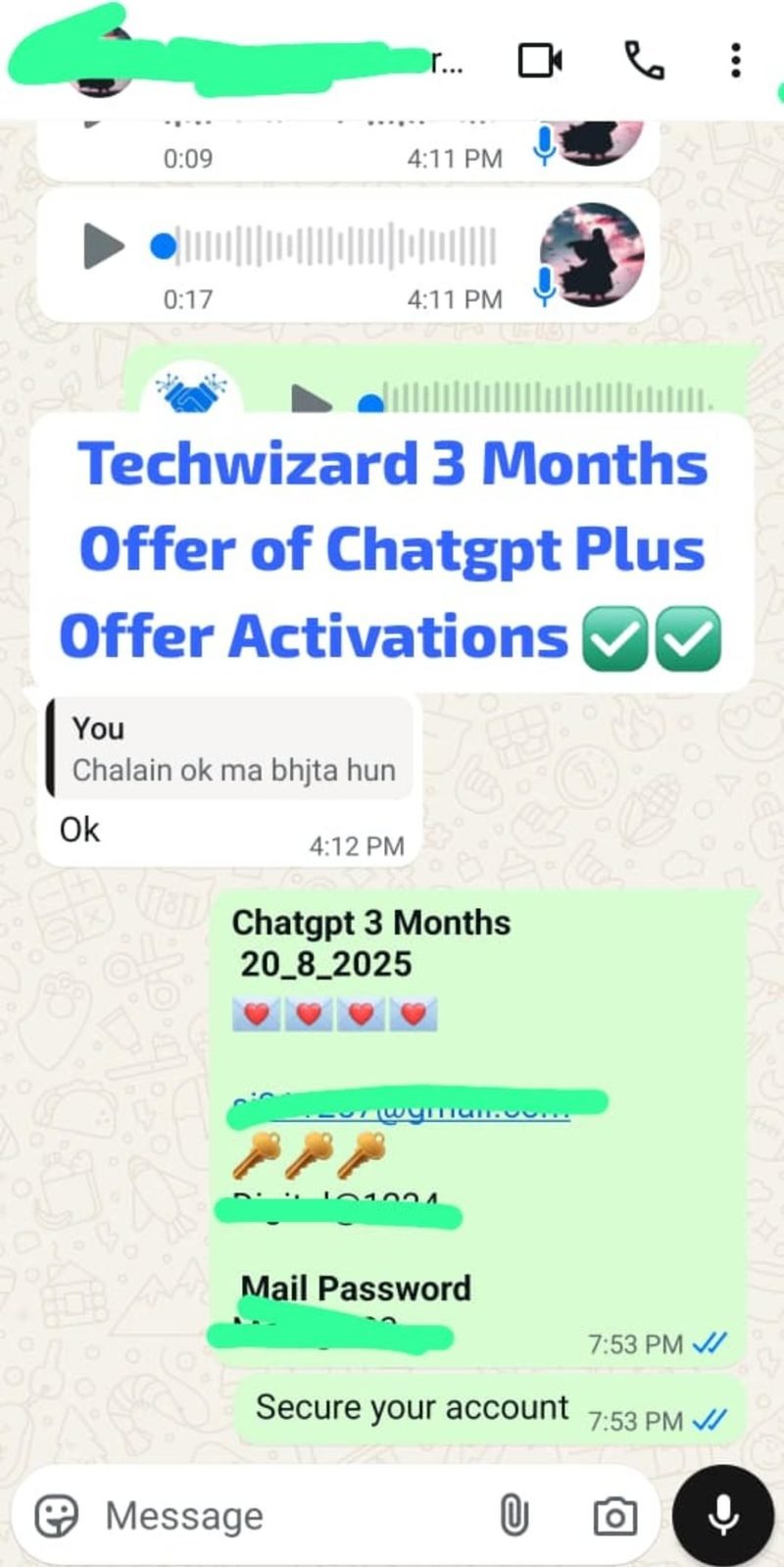 WhatsApp review — 2-Year Loyal Customer